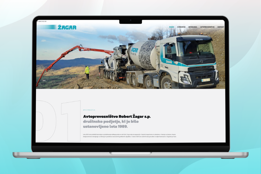 Anteprima del sito web di Betonarna Žagar
