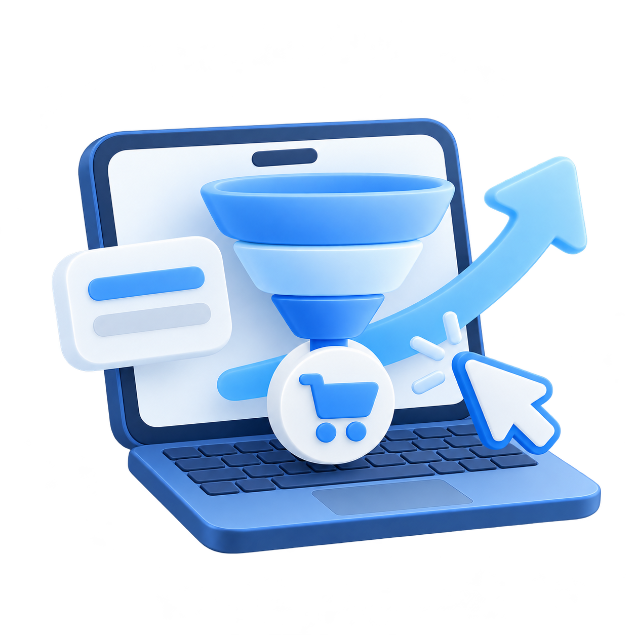 Funnel di vendita digitale per un e-commerce