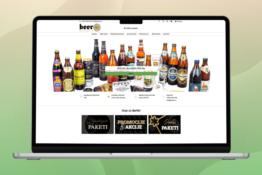 Anteprima dell’e-commerce BeerPro