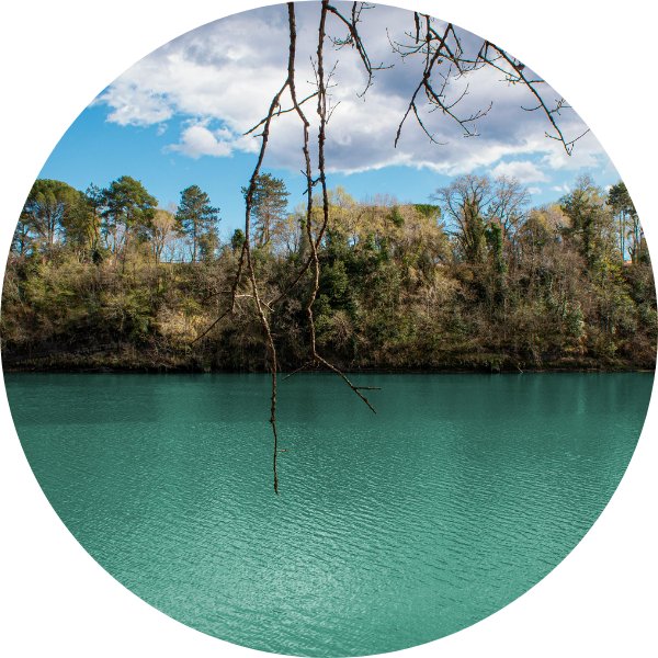 Fiume Isonzo nel territorio di Gorizia